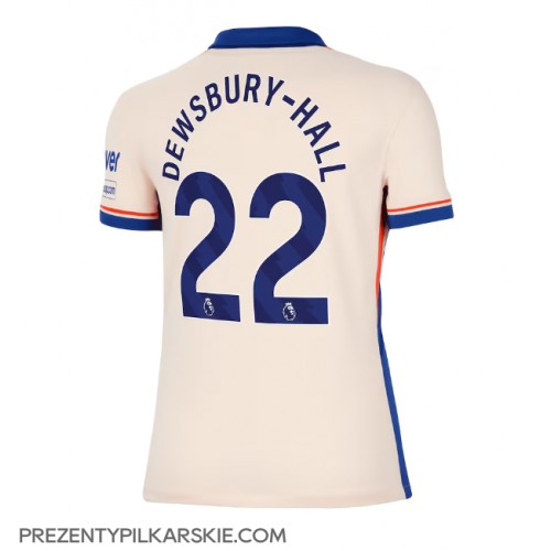 Stroje piłkarskie Chelsea Kiernan Dewsbury-Hall #22 Koszulka Wyjazdowej dla damskie 2024-25 Krótki Rękaw